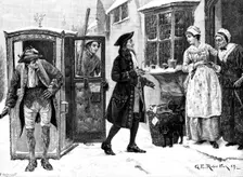 A Visit from an Old Friend, 1890. Creator: P Naumann