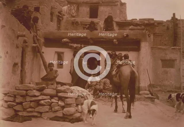 A visitor, c1905. Creator: Edward Sheriff Curtis.
