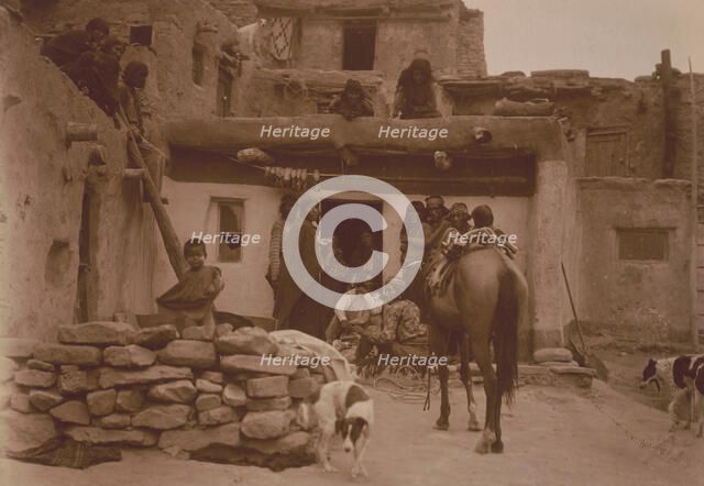 A visitor, c1905. Creator: Edward Sheriff Curtis.