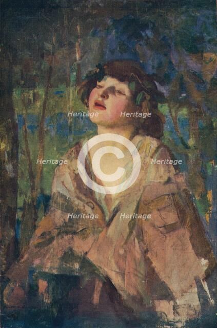 'A Voice in the Wood', c1928. Artist: Allan Douglass Mainds.