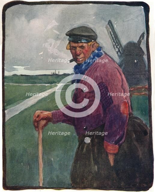 'A Volendamer', c19th century (1914-1915). Artist: Tom Browne.