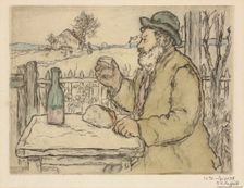 A Votre Santé, 1894. Creator: Jean-François Raffaëlli (French, 1850-1924)