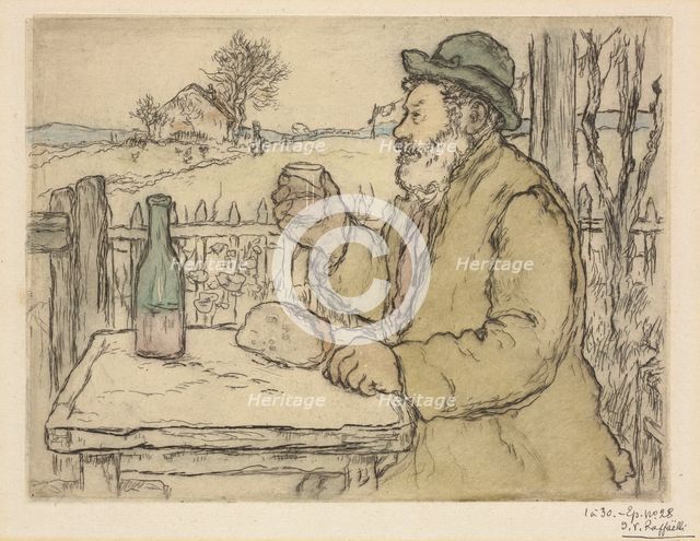 A Votre Santé, 1894. Creator: Jean-François Raffaëlli (French, 1850-1924).