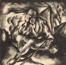 A Wanderer, 1924-1927. Creator: Konstantin Bauer