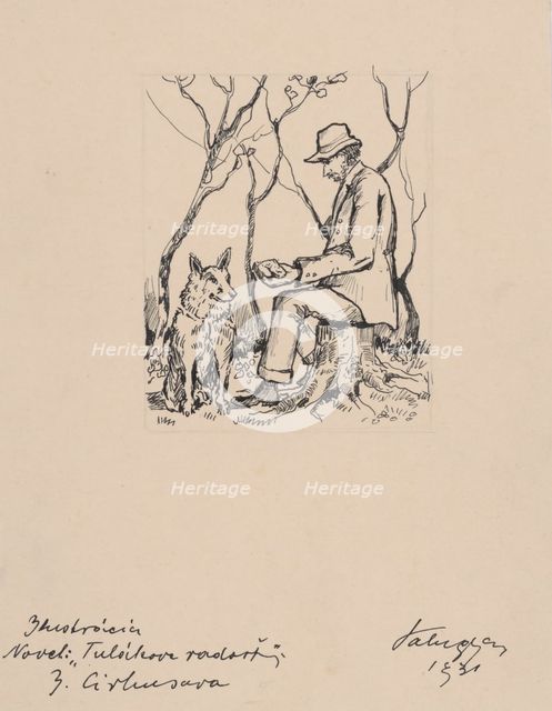 A Wanderer's Joy, 1931. Creator: Zolo Palugyay.