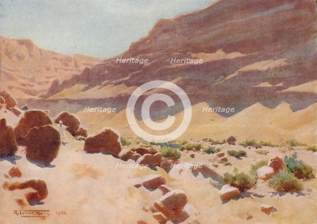 'A Wady in the Mokattam Hills', c1880, (1904). Artist: Robert George Talbot Kelly.