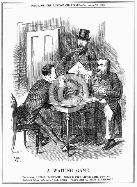 'A Waiting Game', 1886. Artist: John Tenniel