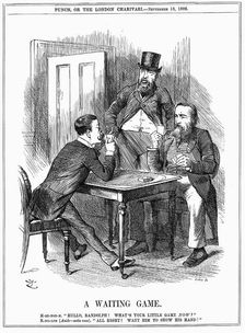 A Waiting Game 1886. Artist: John Tenniel