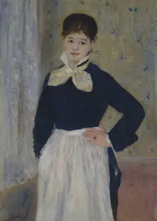A Waitress at Duval's Restaurant, ca. 1875. Creator: Pierre-Auguste Renoir