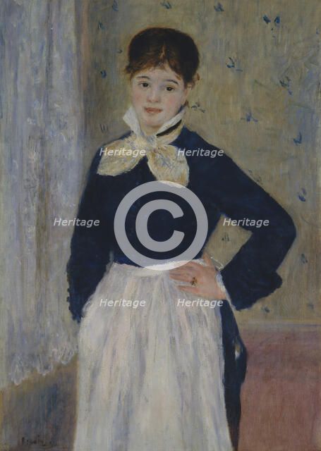 A Waitress at Duval's Restaurant, ca. 1875. Creator: Pierre-Auguste Renoir.