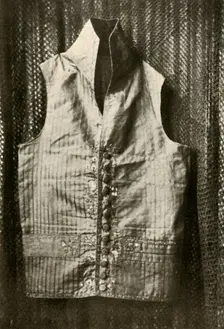 A waistcoat worn by Count Lemcke c1798, (1937). Creator: Unknown