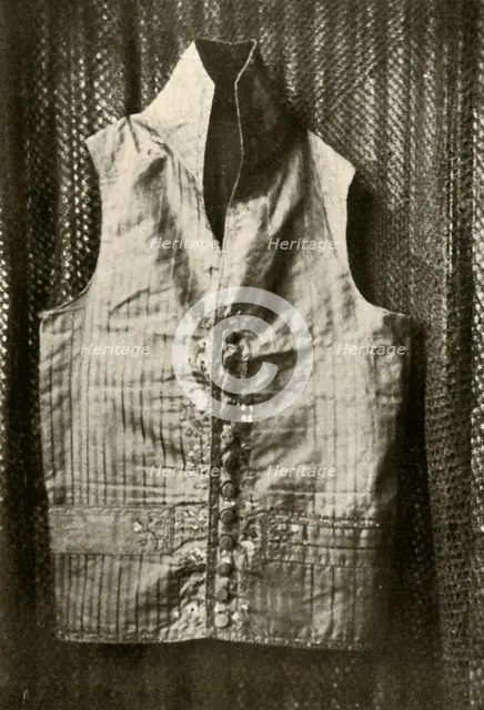 'A waistcoat worn by Count Lemcke', c1798, (1937). Creator: Unknown.