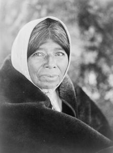 A Wappo matron, c1924. Creator: Edward Sheriff Curtis