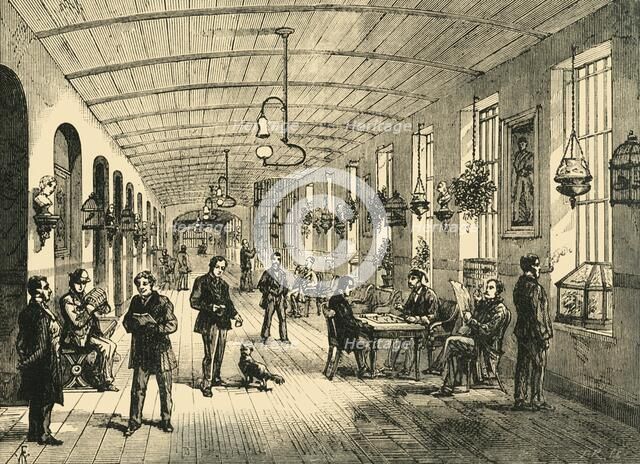 'A Ward in Bethlehem Hospital', (c1878). Creator: Unknown.