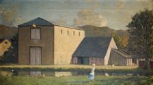 A Warehouse, 1921. Creator: Charles John Holmes