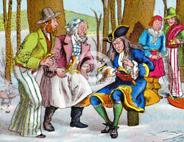 'A warm seat', c1905. Artist: Unknown.