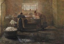 A Wash House, 1900. Creator: Emilie Christensen