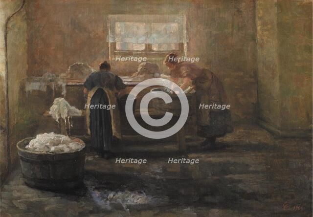 A Wash House, 1900. Creator: Emilie Christensen.