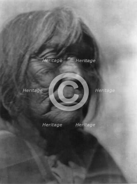 A Washo woman, c1924. Creator: Edward Sheriff Curtis.