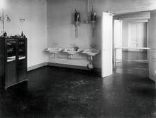 A washroom or operating room in the Physiological Laboratory either at the Institute of..., 1904. Creator: Unknown