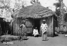 A wattle house, Bathurst, Gambia, 20th century