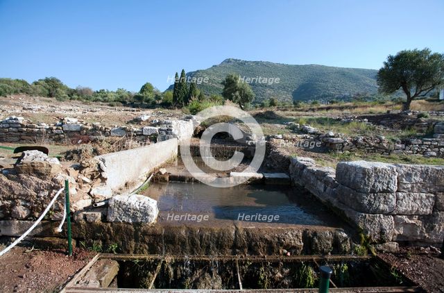 A water tunnel at Messene, Greece. Creator: Samuel Magal.