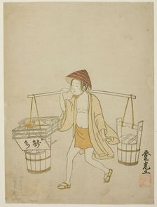 A water vendor, 1765. Creator: Suzuki Harunobu
