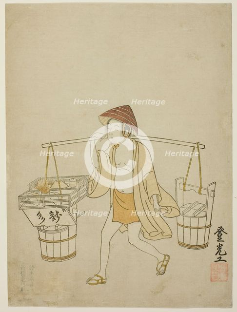 A water vendor, 1765. Creator: Suzuki Harunobu.