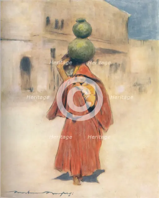 'A Water-carrier', 1905. Artist: Mortimer Luddington Menpes.
