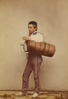 A water carrier, about 1865. Creator: Giorgio Sommer