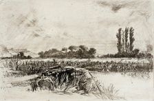 A Water Meadow, 1859. Creator: Francis Seymour Haden