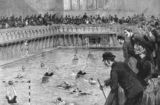 'A Water-polo Match at the Crown Baths, Kennington Oval 1890. Creator: Unknown