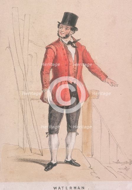 A waterman, 1855. Artist: Day & Son