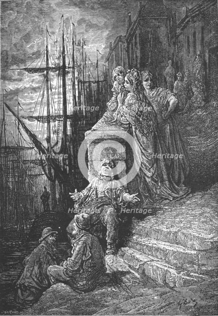 'A Watermans Family', 1872.  Creator: Gustave Doré.
