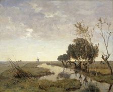 A Watercourse near Abcoude, 1878. Creator: Paul Joseph Constantin Gabriel