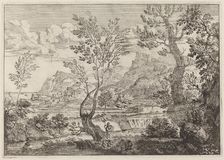 A Waterfall, 1696. Creator: Crescenzio Onofri