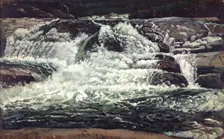 A Waterfall, 1833. Creator: Knud Baade