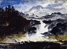 A Waterfall, probably 1860s. Creator: Peder Balke