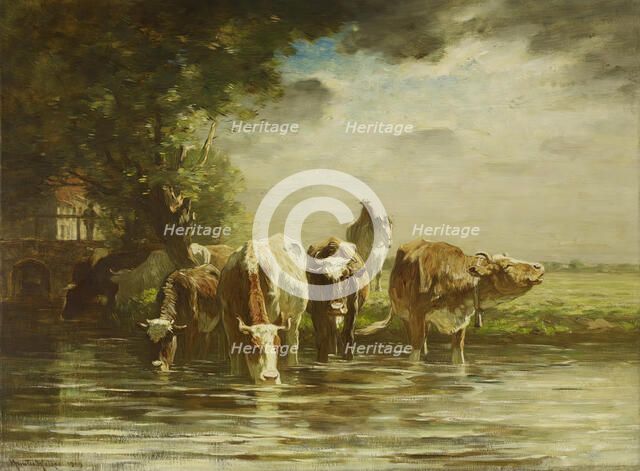 A Watering Place, 1909. Creator: Horatio Walker.