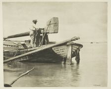 A Way Across the Marshes, c. 1883/87, printed 1888. Creator: Peter Henry Emerson
