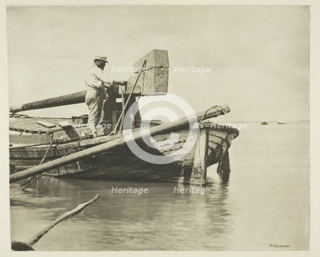 A Way Across the Marshes, c. 1883/87, printed 1888. Creator: Peter Henry Emerson.