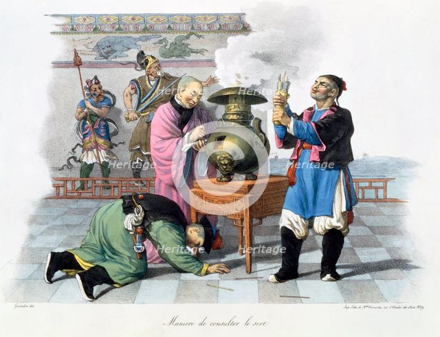 'A Way of Telling the Future', China, 1824-1827. Creator: Mademoiselle Formentin.