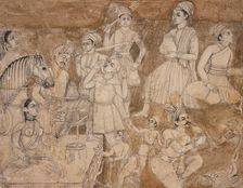 A Wayside Refreshment Stall, between 1750 and 1775. Creator: Unknown