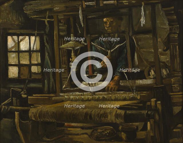 A Weaver's Cottage. Artist: Gogh, Vincent, van (1853-1890)