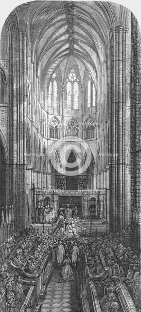 'A Wedding at the Abbey', 1872.  Creator: Gustave Doré.