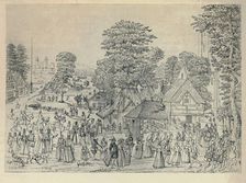 A Wedding Festivity in Bermondsey, 1590 (1920). Artist: Joris Hoefnagel