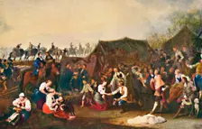 A Wedding in Camp c1850, (1903). Artist: Johann Moritz Rugendas