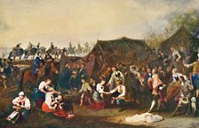 A Wedding in Camp c1850, (1903). Artist: Johann Moritz Rugendas