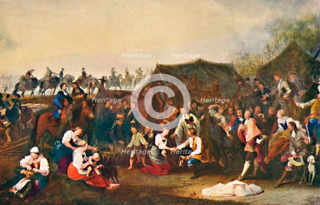 'A Wedding in Camp', c1850, (1903). Artist: Johann Moritz Rugendas.