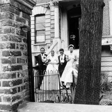 A wedding, London, 1957. Creator: Henry Grant